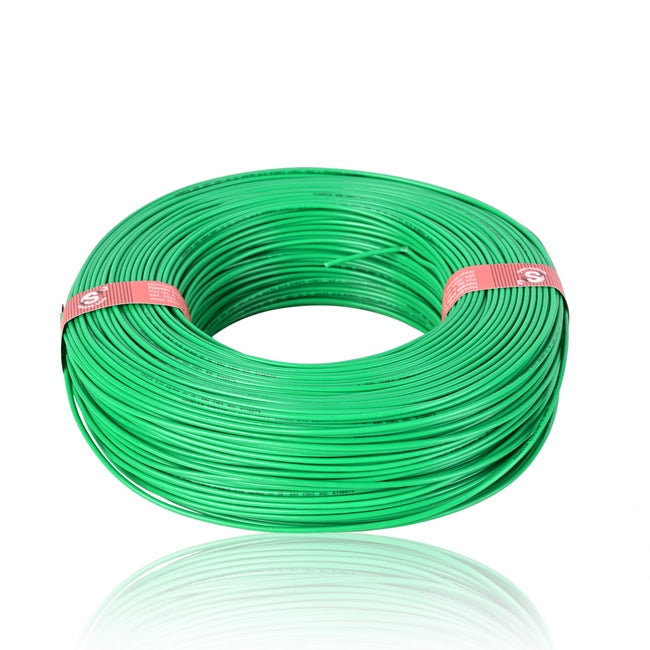 Havells LifeLine Plus Wire 10.0 Sqmm HRFR PVC Insulated Flexible Cables, Length: 100M