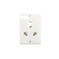 GreatWhite Petra, Sleek Twin Socket 20A &10A 240V ~ (Ref No. 10503WH)