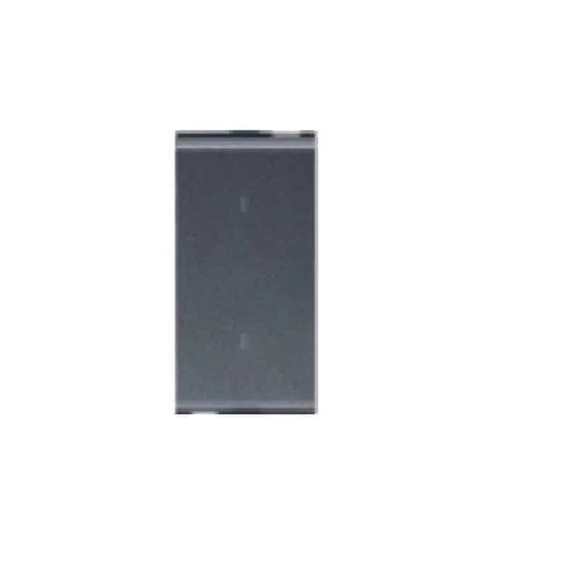 Anchor Penta Modular 16A 2 Way 1 Module Graphite Black Switch, (Ref no: 65008-B)