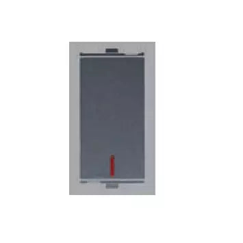 Anchor Penta Modular 1 Module 16 AX 1 Way Switch with Neon Indicator Black (Ref no: 65077-B)