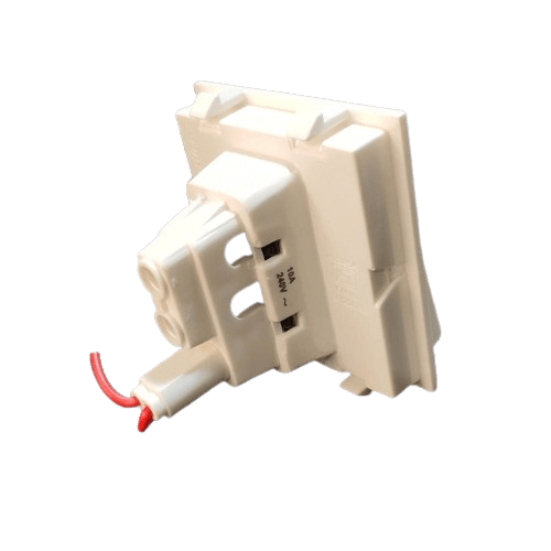 GreatWhite Fiana 10A Bell Push with Led 2M With Indicator (Ref No. 20112-WH)