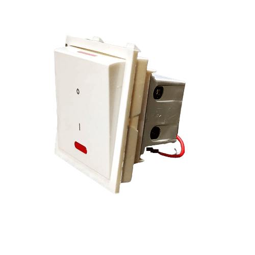 Greatwhite Fiana 32A, D.P. Switch 2 Module With LED Indicator (Ref No. 20225-WH)