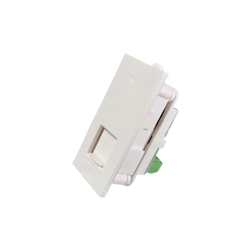 Anchor Roma RJ 11 Telephone Jack Single With Shutter 240V~ (Ref. No. 20857)