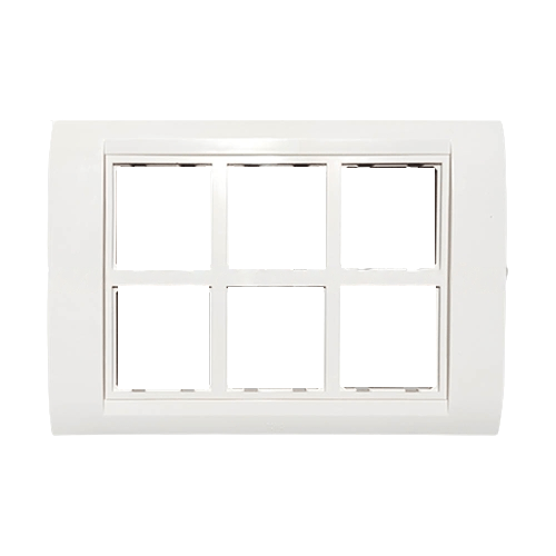 Anchor Roma Tresa Glossy 12M Plate Rectangular (Ref. No. 30271WH)