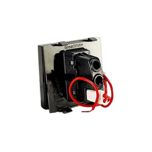 GreatWhite - Myrah Bell Push Switch with LAD 2M 10A 250V (Ref No. : 40212BK)