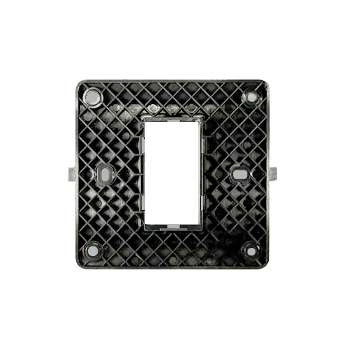 Greatwhite Myrah 1 Module Glossy White Vida Twin Mounting Plate (Ref No. 40601WH)