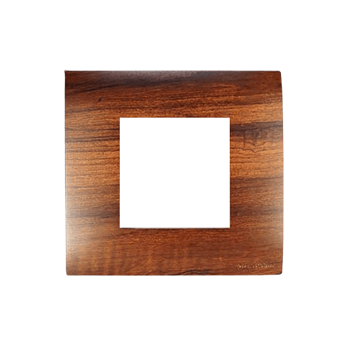 Greatwhite Myrah 2 Module Wooden Finish Vida Twin Mounting Plate (Ref No. 40602WL)