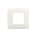 Greatwhite Myrah Glossy White Vida Twin Mounting Plate 2 Module (Ref No. 40602WH)