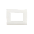 Greatwhite Myrah Glossy White Vida Twin Mounting Plate 3 Module (Ref No. 40603WH)
