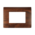 Greatwhite Myrah 3 Module Wooden Finish Vida Twin Mounting Plate (Ref No. 40603WL)