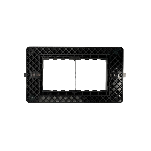 Greatwhite Myrah Glossy White Vida Twin Mounting Plate 4 Module (Ref No. 40604WH)