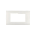 Greatwhite Myrah Glossy White Vida Twin Mounting Plate 4 Module (Ref No. 40604WH)