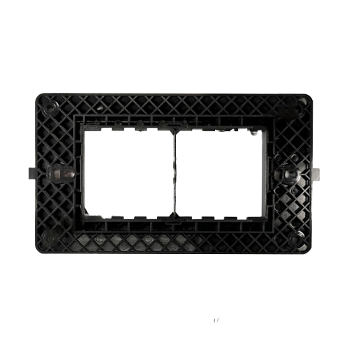 Greatwhite Myrah 4 Module Wooden Finish Vida Twin Mounting Plate (Ref No. 40604WL)