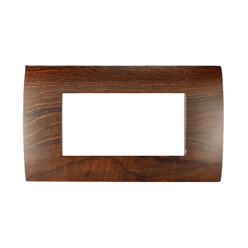 Greatwhite Myrah 4 Module Wooden Finish Vida Twin Mounting Plate (Ref No. 40604WL)