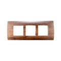 Greatwhite Myrah 6 Module (2x3) Wooden Finish Vida Twin Mounting Plate (Ref No. 40606WL)