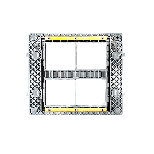 Greatwhite Myrah 8V Module Wooden Finish Vida Twin Mounting Plate (Ref No. 40608VWL)