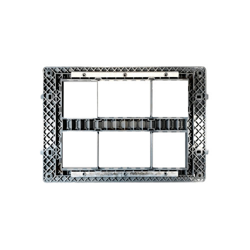 Greatwhite Myrah Glossy White Vida Twin Mounting Plate 14 Module (Ref No. 40614WH)