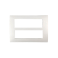 Greatwhite Myrah Glossy White Vida Twin Mounting Plate 14 Module (Ref No. 40614WH)