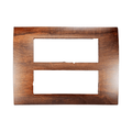 Greatwhite Myrah 14 Module Wooden Finish Vida Twin Mounting Plate (Ref No. 40614WL)