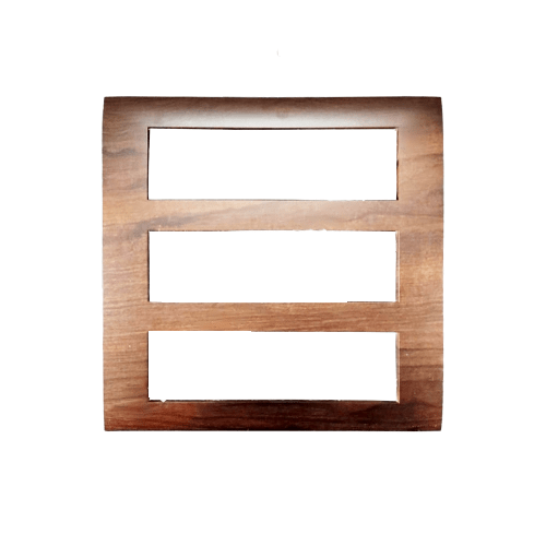 Greatwhite Myrah 21 Module Wooden Finish Vida Twin Mounting Plate (Ref No. 40621WL)