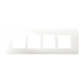 Greatwhite Myrah Glossy White Vida Twin Mounting Plate 8H Module (2x4) (Ref No. 40628WH)