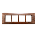 Greatwhite Myrah 8H Module Wooden Finish Vida Twin Mounting Plate (Ref No. 40628HWL)