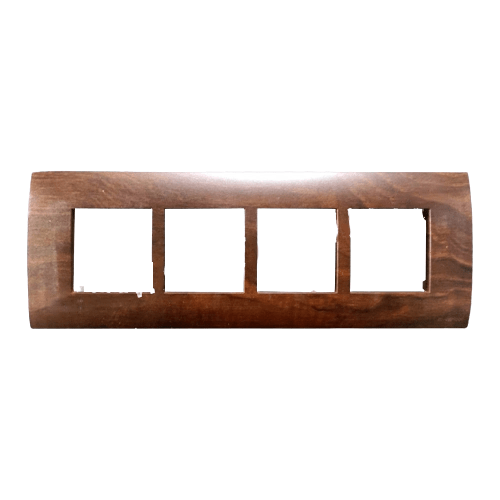 Greatwhite Myrah 8H Module Wooden Finish Vida Twin Mounting Plate (Ref No. 40628HWL)