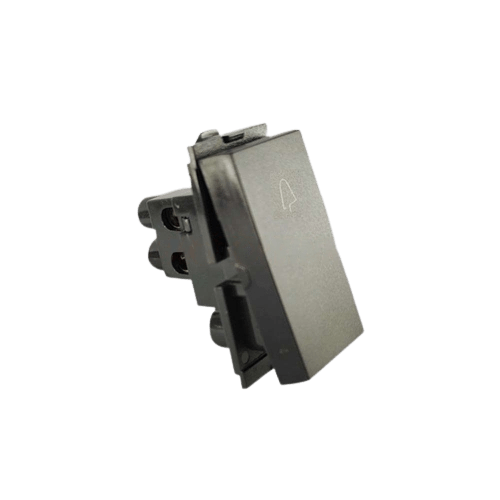 GreatWhite Trivo Bell Push Modular Switch 10A V240~ (Ref No. 50103-BK)