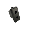 GreatWhite Trivo 6A 2 Pin F/R Socket V240~ 1 Module (Ref No. 50231-BK)