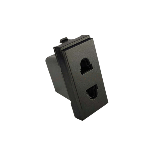 GreatWhite Trivo 6A 2 Pin F/R Socket V240~ 1 Module (Ref No. 50231-BK)