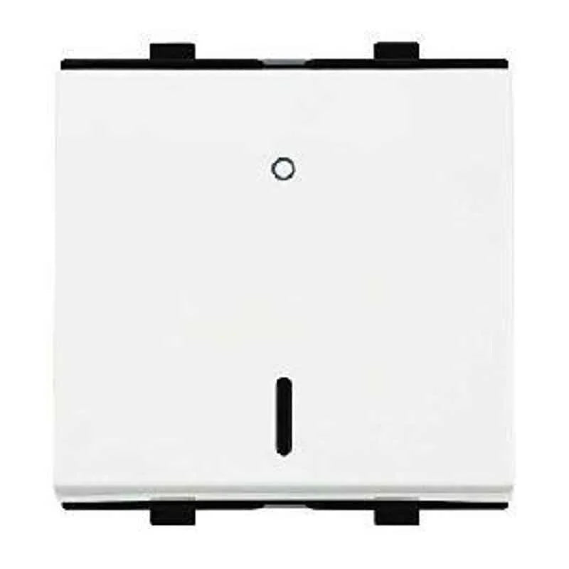 Anchor Penta Modular 32A 1 Way 2 Module Double Pole White Switch with Neon (Ref no: 65032-WH)