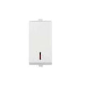 Anchor Penta Modular 16A 1 Way 1 Module White Switch with Neon, (Ref no: 65077-WH)