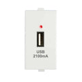 Anchor Penta 2.1A 1 Module Single Port USB-A Charger, (Ref no: 65611-WH)