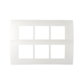 Anchor Penta Modular Regular (White) 12 Module Square Plate (Ref. No. 65912)