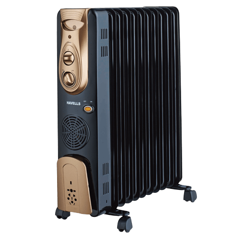 Havells OFR - 11Fin 2900-Watt PTC Fan Heater (Black)