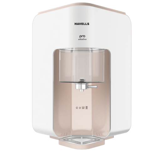 Havells Pro Alkaline 7 Liter RO+UV Water Purifier (White, Beige)