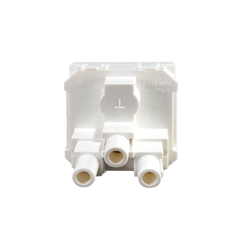 Havells-Coral Universal Socket 6/13A 2 Module (Ref No. AHLKUXW130)
