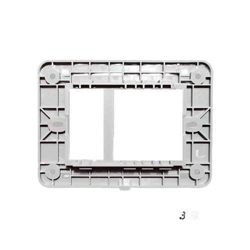 Havells Reo Elegant 3 Module Plate White (Ref. No. AHRPLCWV03)