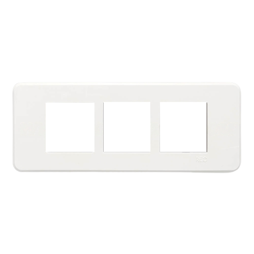 Havells Reo Elegant 6 Module Plate White (Ref. No. AHRPLCWV06)