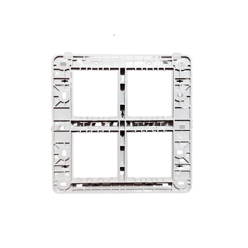 Havells Reo Elegant 8 Module Plate Square White (Ref. No. AHRPLCWV08)