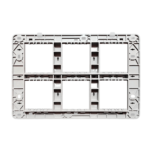 Havells Reo Elegant 12 Module Plate White (Ref. No. AHRPLCWV12)