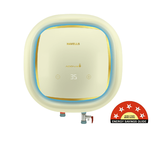 Havells Adonia I 25 Litres Smart Storage Water Heater/Gyesers with Alexa Enabled, Ivory