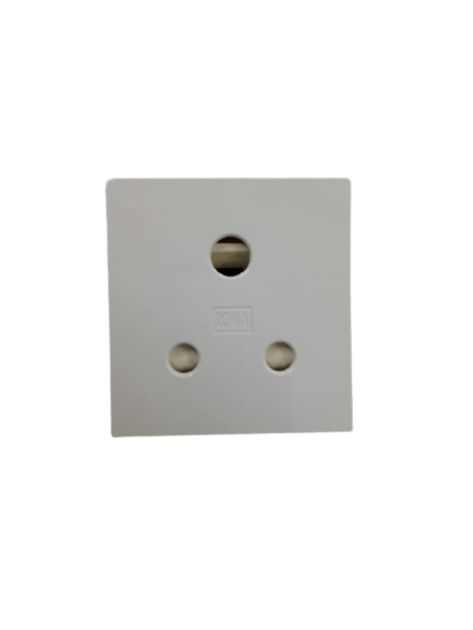 Anchor Roma Three Pin Round Socket 6Amp 240V (Ref:- 21102)