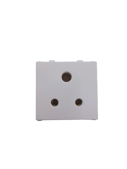 Anchor Penta Modular Three Pin Round Socket (Ref:-65208) 6Amp 240V
