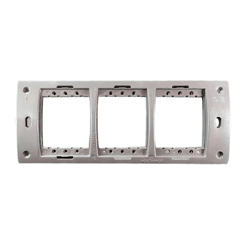 Wipro, North West Cover Plate 6 Module Natural White (Ref. No. CS956MS-PLUS)