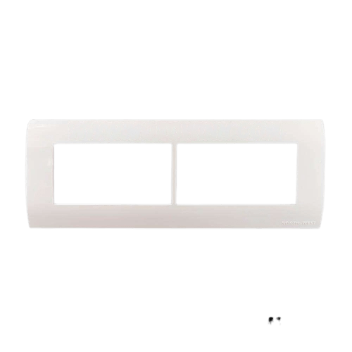 Wipro, North-West Cover Plate 8 Module (Horizontal) Natural White (Ref. No. CS968MS-PLUS)