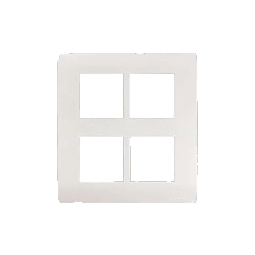 Wipro, North-West Cover Plate 8 Module (Vertical) Natural White (Ref. No. CS968MS-PLUS)