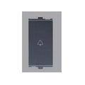 Anchor Penta Modular 1 Module 6 A Bell Push Switch Black (Ref no: 65003-B)