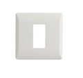 Havells Coral Glossy White 1 Module Plate (Ref. No. AHCPLCWV01)