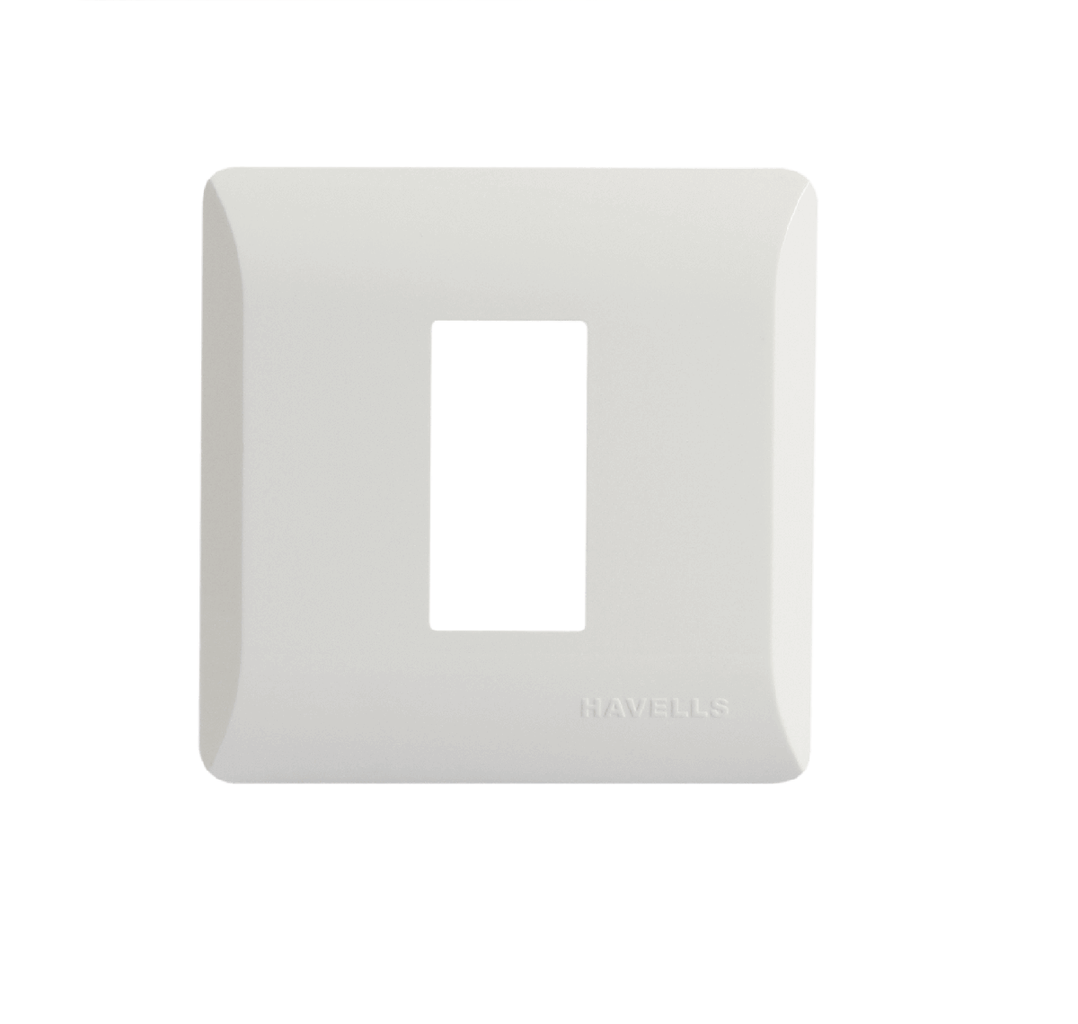 Havells Coral Glossy White 1 Module Plate (Ref. No. AHCPLCWV01)